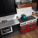 ZLINE 48-inch Legacy Series Dual Fuel Range with Red Matte Door (RA-RM-48)