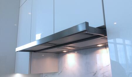 Faber 36-Inch Cristal Under Cabinet Convertible Range Hood with 300 CFM Class Blower in Stainless Steel (CRIS36SS300)