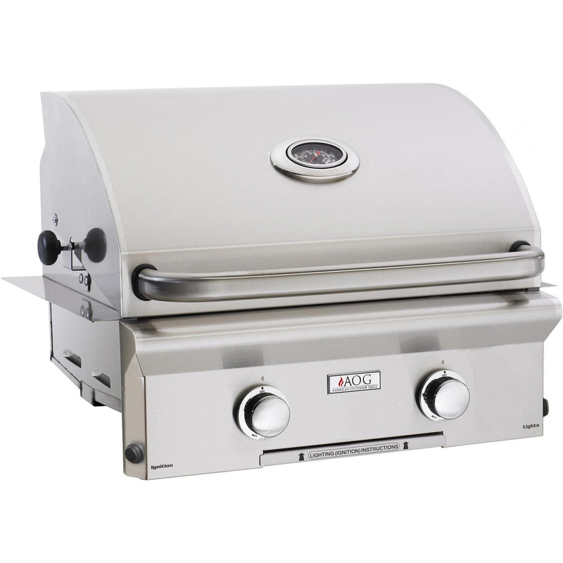American Outdoor Grill 24" L-Series Freestanding 2-Burner Natural Gas Grill on Pedestal (24NBL-00SP) Grills American Outdoor Grill 