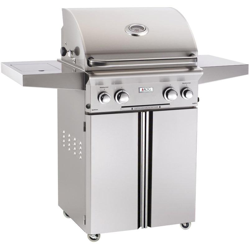 American Outdoor Grill 24” L-Series Freestanding Liquid Propane Gas Grill with Rotisserie & Back Burner (24PCL) Grills American Outdoor Grill 