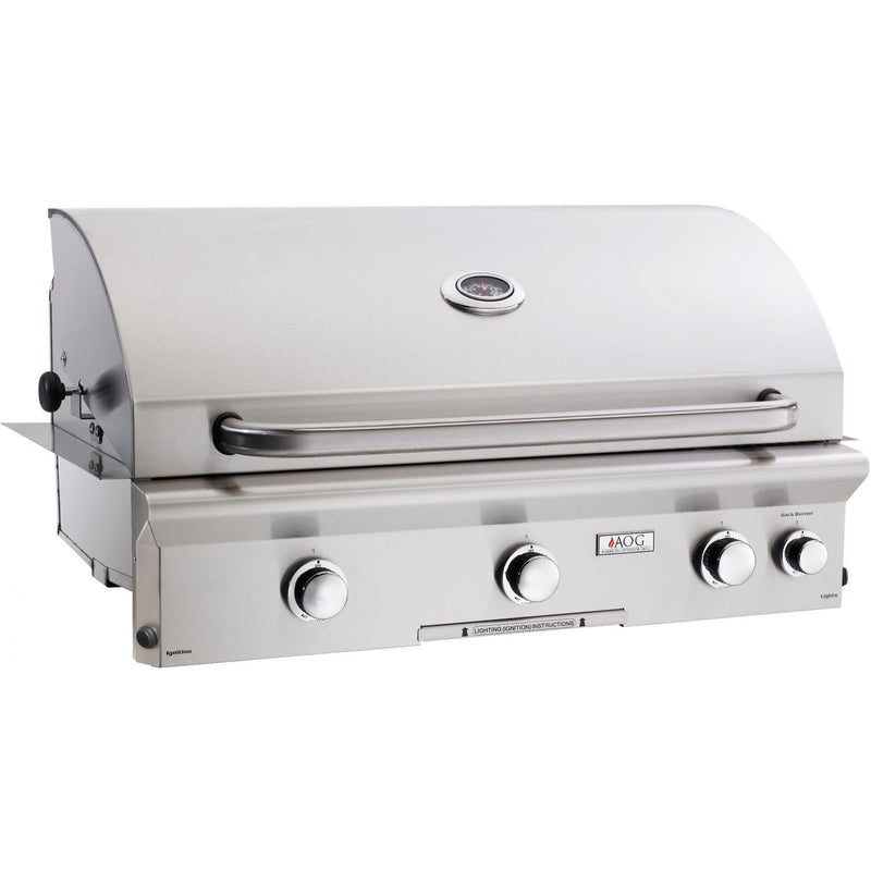 American Outdoor Grill 36" L-Series 3-Burner Built-In Natural Gas Grill with Rotisserie & Back Burner (36NBL) Grills American Outdoor Grill 