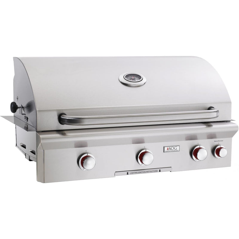American Outdoor Grill 36" T-Series 3-Burner Built-In Natural Gas Grill with Rotisserie & Back Burner (36NBT) Grills American Outdoor Grill 
