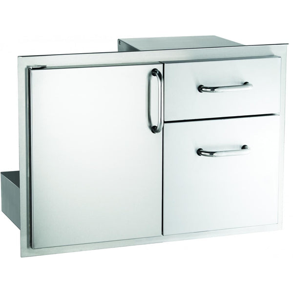 American Outdoor Grill Door with Double Drawer (18-30-SSDD) Grill Accessories American Outdoor Grill 