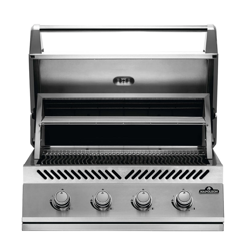 Napoleon 32-Inch 500 Series Built-In Natural Gas Grill Head in Stainless Steel (BI32NSS)