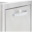 Blaze 13" Narrow Roll-Out Stainless Steel Trash Bin (BLZ-TRNW-DRW) Grill Accessories Blaze Outdoor Products 