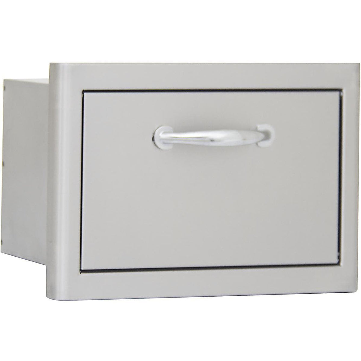 Stainless steel paper towel holder front panel with centered handle