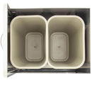 Blaze 20" Roll-Out Stainless Steel Double Trash / Recycling Bin (BLZ-TREC-DRW) Grill Accessories Blaze Outdoor Products 