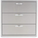 Blaze 30" Stainless Steel Triple Access Drawer (BLZ-30W-3DRW) Grill Accessories Blaze Outdoor Products 