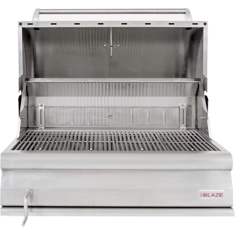 Blaze 32" Built-In Stainless Steel Charcoal Grill With Adjustable Charcoal Tray (BLZ-4-CHAR) Grills Blaze Outdoor Products 