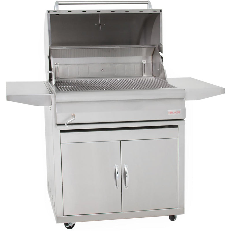 Blaze 32" Freestanding Charcoal Grill in Stainless Steel with Adjustable Charcoal Tray (BLZ-4-CHAR) Grills Blaze Outdoor Products 