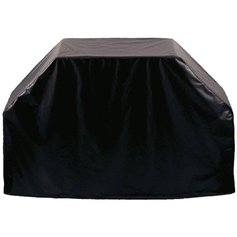 Dark grill cover with fitted, tapered shape and smooth protective fabric