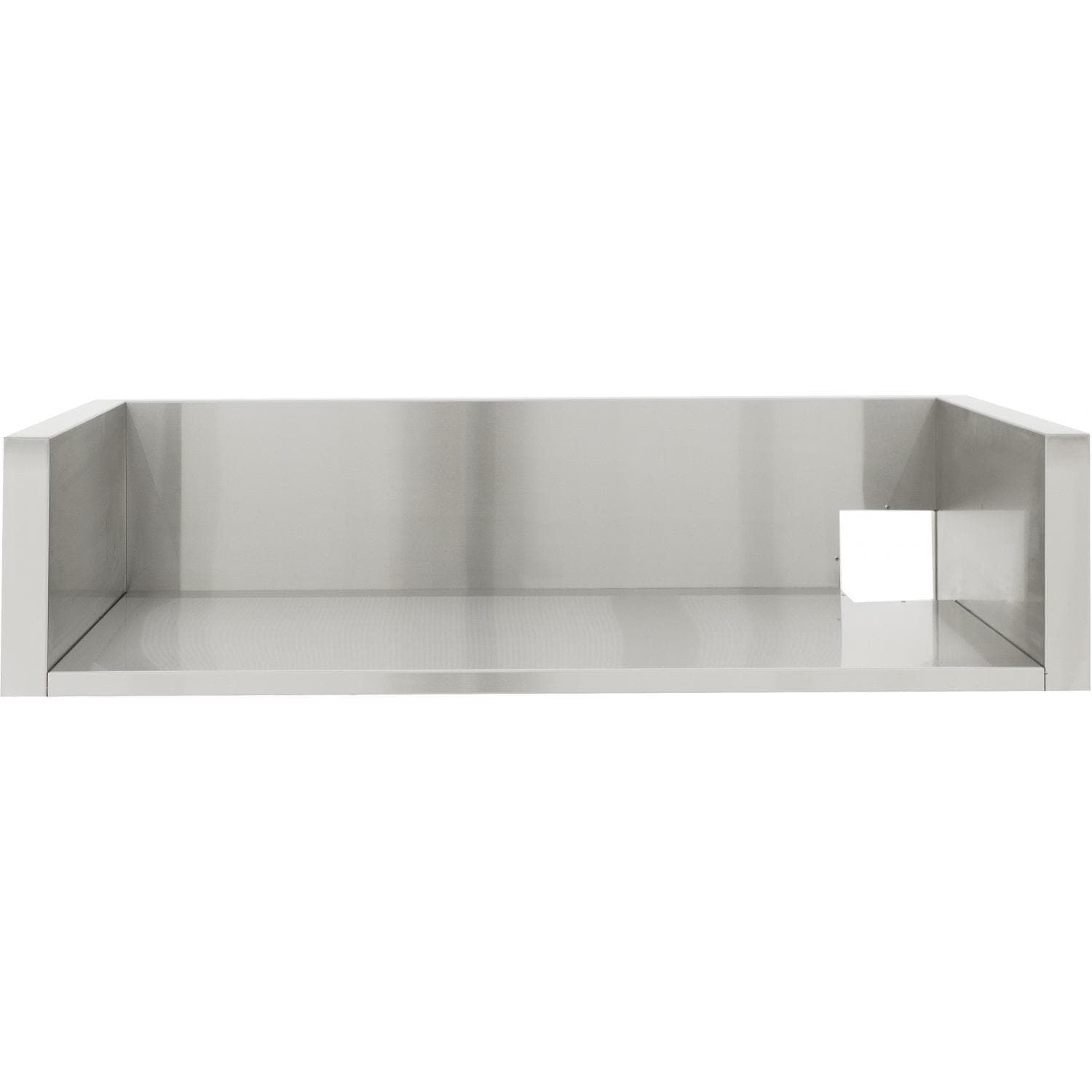 Insulated jacket insert for 4-burner gas grill, open rectangular metal shell