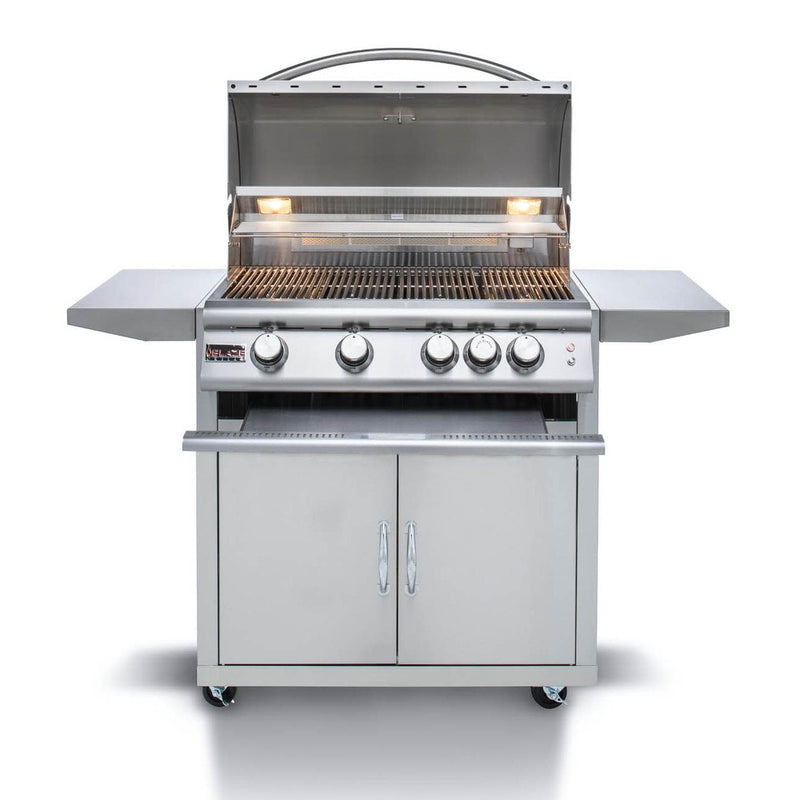 Blaze Premium LTE 32" 4-Burner Freestanding Natural Gas Grill With Rear Infrared Burner & Grill Lights (BLZ-4LTE2-NG) Grills Blaze Outdoor Products 