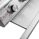 Blaze Grill Package - Premium LTE 40-Inch 5-Burner Built-In Natural Gas Grill, Side Burner and Griddle in Stainless Steel