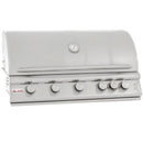 Blaze Grill Package - Premium LTE 40-Inch 5-Burner Built-In Natural Gas Grill and Side Burner in Stainless Steel
