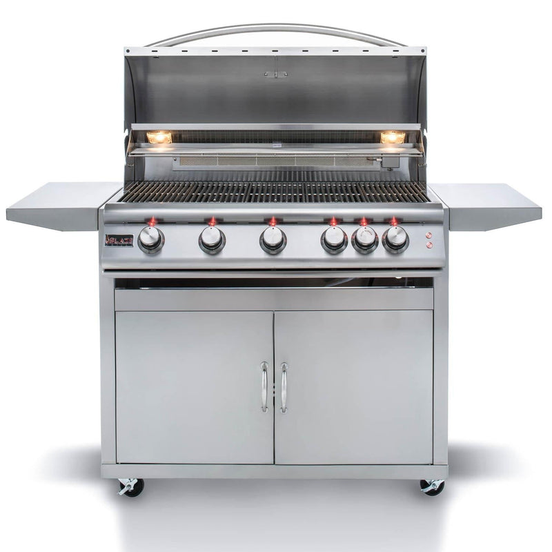Blaze Premium LTE 40" 5-Burner Freestanding Natural Gas Grill With Rear Infrared Burner & Grill Lights (BLZ-5LTE2-NG) Grills Blaze Outdoor Products 