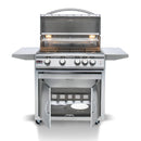 Blaze Premium LTE Marine Grade 32" 4-Burner Freestanding Natural Gas Grill With Rear Infrared Burner & Grill Lights (BLZ-4LTE2MG-NG) Grills Blaze Outdoor Products 