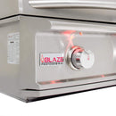 Blaze Grill Package - Professional LUX 34-Inch 3-Burner Built-In Natural Gas Grill and Side Burner in Stainless Steel