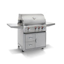 Blaze Professional LUX 34" 3-Burner Freestanding Liquid Propane Gas Grill With Rear Infrared Burner (BLZ-3PRO-LP) Grills Blaze Outdoor Products 