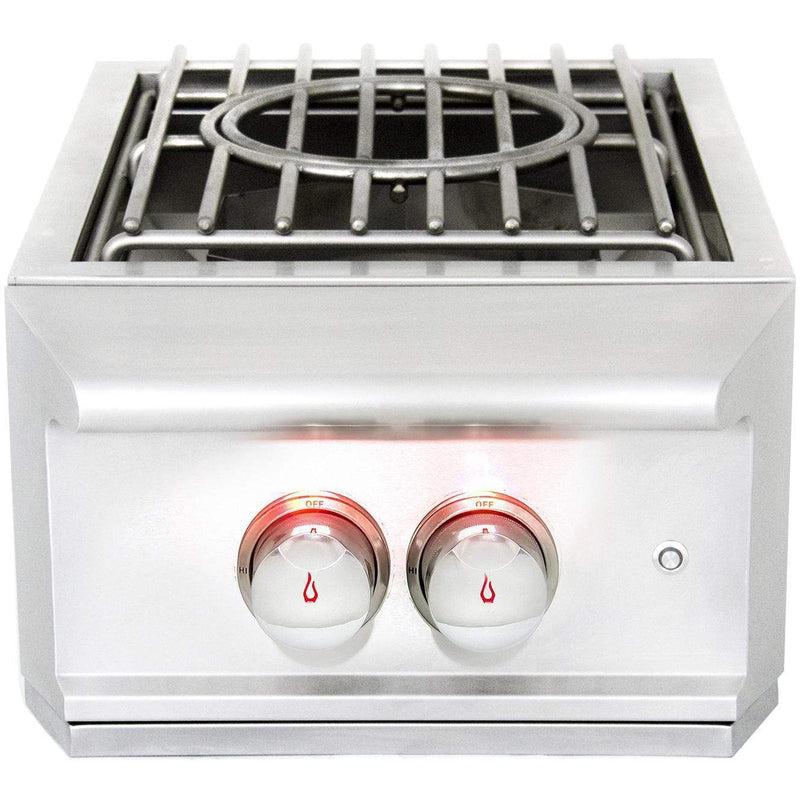 Blaze Professional LUX Built-In Gas High Performance Power Burner W/ Wok Ring & Stainless Steel Lid (BLZ-PROPB-LP) Grills Blaze Outdoor Products 