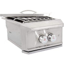 Blaze Grill Package - Professional LUX 44-Inch 4-Burner Built-In Natural Gas Grill and Side Burner in Stainless Steel