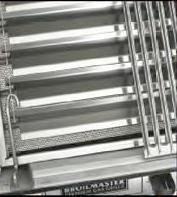 Stainless steel barbecue grill smoker shutter panel with vertical slats