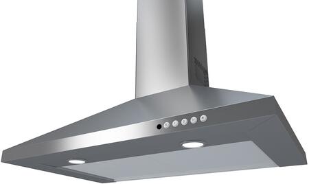 Faber 30-Inch Classica Plus Wall Mounted Convertible Range Hood with 600 CFM VAM Blower in Stainless Steel (CLPL30SSV)