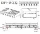 Empava 48-Inch Pro-Style Slide-In Natural Gas Cooktops in Stainless Steel (EMPV-48GC32)