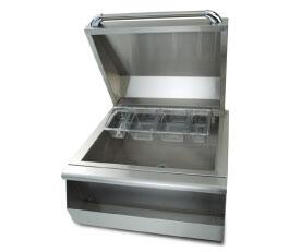 Capital 26" Built-in Cooler/Cocktail Station with Insulated Lid/Body, and Stainless Steel (26CLRBI) Grill Accessories Capital 