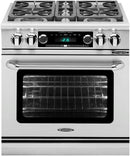Capital 30" Connoisseurian Series Freestanding Dual Fuel Range 5 cu. Ft in Stainless Steel (CSB304) Ranges Capital 