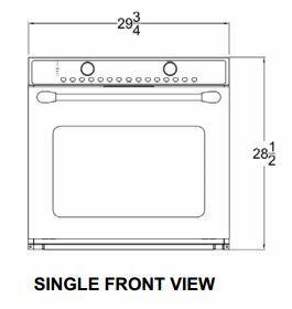 Capital 30" Maestro Series 4.5 cu. ft. Total Capacity Electric Single Wall Oven in Stainless Steel (MWOV301ES) Wall Ovens Capital 