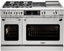 Capital 48" Connoisseurian Series Dual Fuel Range with Self Clean in Stainless Steel (CSB484BG) Ranges Capital 