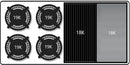 Capital 48" Connoisseurian Series Dual Fuel Range with Self Clean in Stainless Steel (CSB484BG) Ranges Capital 