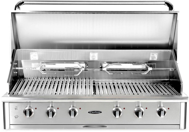 Capital 52" Precision Series Built-In Natural Gas/Liquid Propane Grill with Standard and Infrared Burners in Stainless Steel (CG52RBIN/L) Grills Capital Natural Gas Built-In 