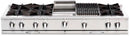 Capital 60" Culinarian Series Built-In Gas Rangetop with 6 Open Burners in Stainless Steel (CGRT604BG2) Rangetops Capital 