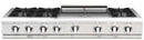 Capital 60" Culinarian Series Built-In Gas Rangetop with 6 Open Burners in Stainless Steel (CGRT604GG2) Rangetops Capital 