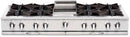 Capital 60" Culinarian Series Built-In Gas Rangetop with 8 Open Burners in Stainless Steel (CGRT604G4) Rangetops Capital 
