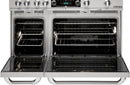Capital Connoisseurian Series 48" Freestanding Dual Fuel Range with Open Double Ovens, 7.8 cu. ft. in Stainless Steel (COB484G2) Ranges Capital 