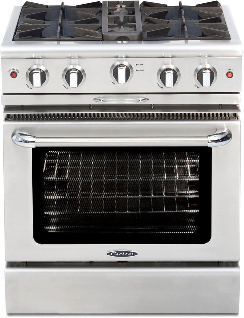 Capital Culinarian Series 30" All Gas Freestanding Range in Stainless Steel (MCOR304) Ranges Capital 