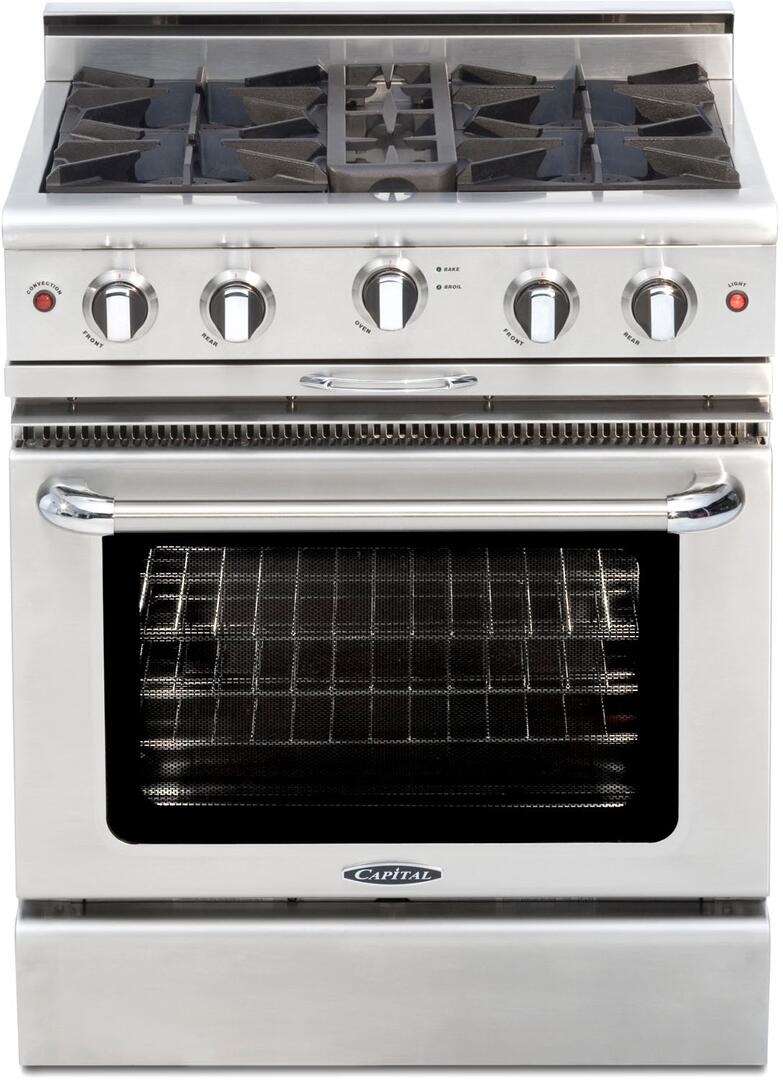 Capital Culinarian Series 30" All Gas Freestanding Range in Stainless Steel (MCOR304) Ranges Capital 
