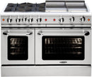 Capital Culinarian Series 48" Freestanding All Gas Range with Open Griddle, Double Ovens, 7.6 cu. ft. in Stainless Steel (MCOR484GG) Ranges Capital 