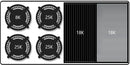 Capital Culinarian Series 48" Freestanding All Gas Range with Open Grill, Griddle, Double Ovens, 7.6 cu. ft. in Stainless Steel (MCOR484BG) Ranges Capital 