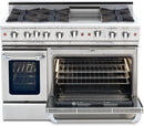 Capital Culinarian Series 48" Freestanding All Gas Range with Self-Cleaning Double Oven in Stainless Steel (CGSR488) Ranges Capital 
