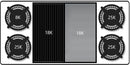 Capital Culinarian Series 48" Freestanding All Gas Range with Self-Cleaning Double Oven in Stainless Steel (CGSR488) Ranges Capital 