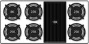 Capital Culinarian Series 48" Freestanding All Gas Range with Self-Cleaning Double Oven in Stainless Steel (CGSR488) Ranges Capital 