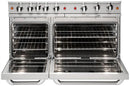 Capital Precision Series 48" Freestanding All Gas Range with 8 Sealed Burners, Optional Griddle/Grill, 4.9 cu. ft. Total Capacity Double Oven in Stainless Steel (MCR488) Ranges Capital 