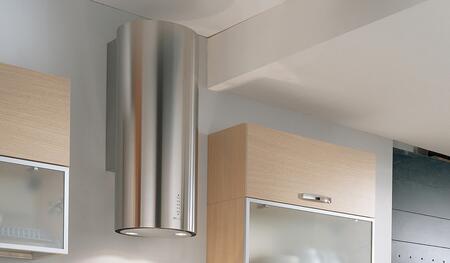 Faber 15-Inch Cylindra Wall Mounted Convertible Range Hood with 600 CFM Pro Class Blower in Stainless Steel (CYLN15SS600)
