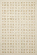 Chris Loves Julia x Loloi Contemporary Priti Wool Hand Tufted Rug in White, Brown (POL-01) Rugs Loloi Rugs 
