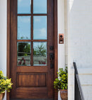 DoorBird D1101V Flush-Mount IP Video Intercom, 1 Call Button in Bronze