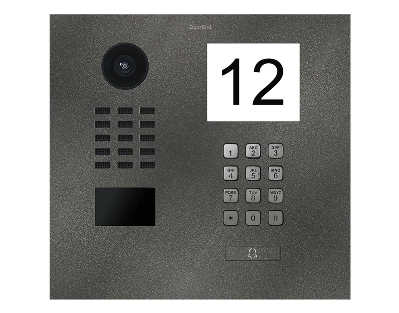 DoorBird D2101KH IP Video Door Station, 1 Call Button in DB 703 Stainless Steel